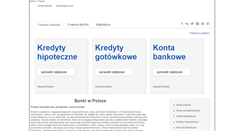 Desktop Screenshot of kredytybanki.com