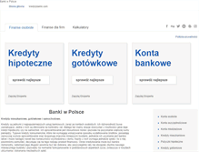 Tablet Screenshot of kredytybanki.com